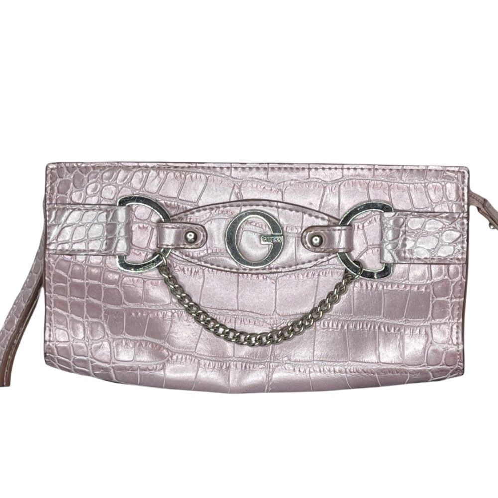 Guess Pink Wristlet Bag